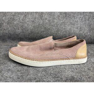 UGG Shoes Womens Size 8 Suede Slip On Perforated Casual Comfort Loafers Summer